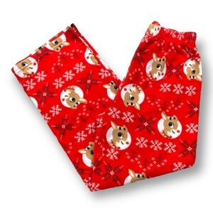 Rudolph the Red-Nosed Reindeer Fleece PJ Pants Size 8
